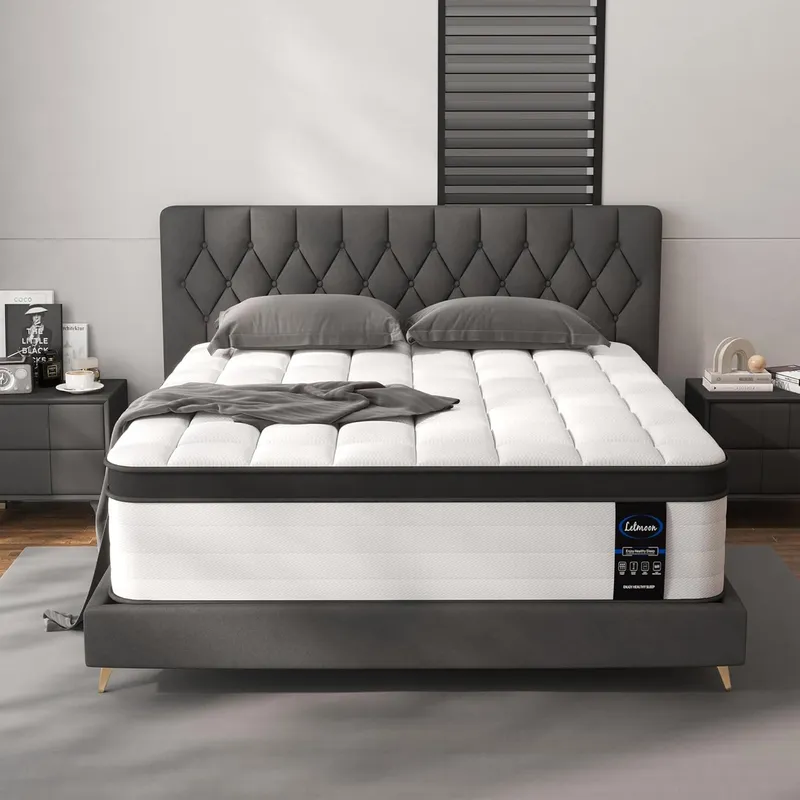 LETMOON Queen Size Mattresses, 14 Inch